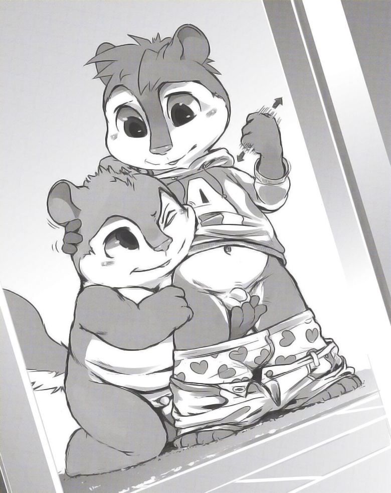and yaoi chipmunks alvin the Gravity falls dipper x mabel