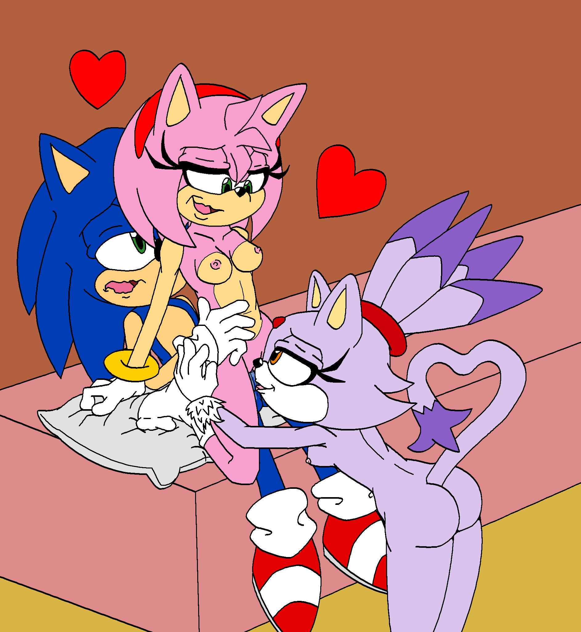 and kissing the cat the silver blaze hedgehog Animal crossing chrissy and francine