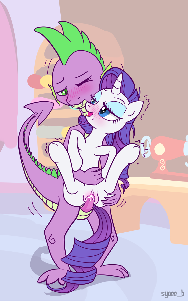 rarity and spike sex mlp Class of the titans herry