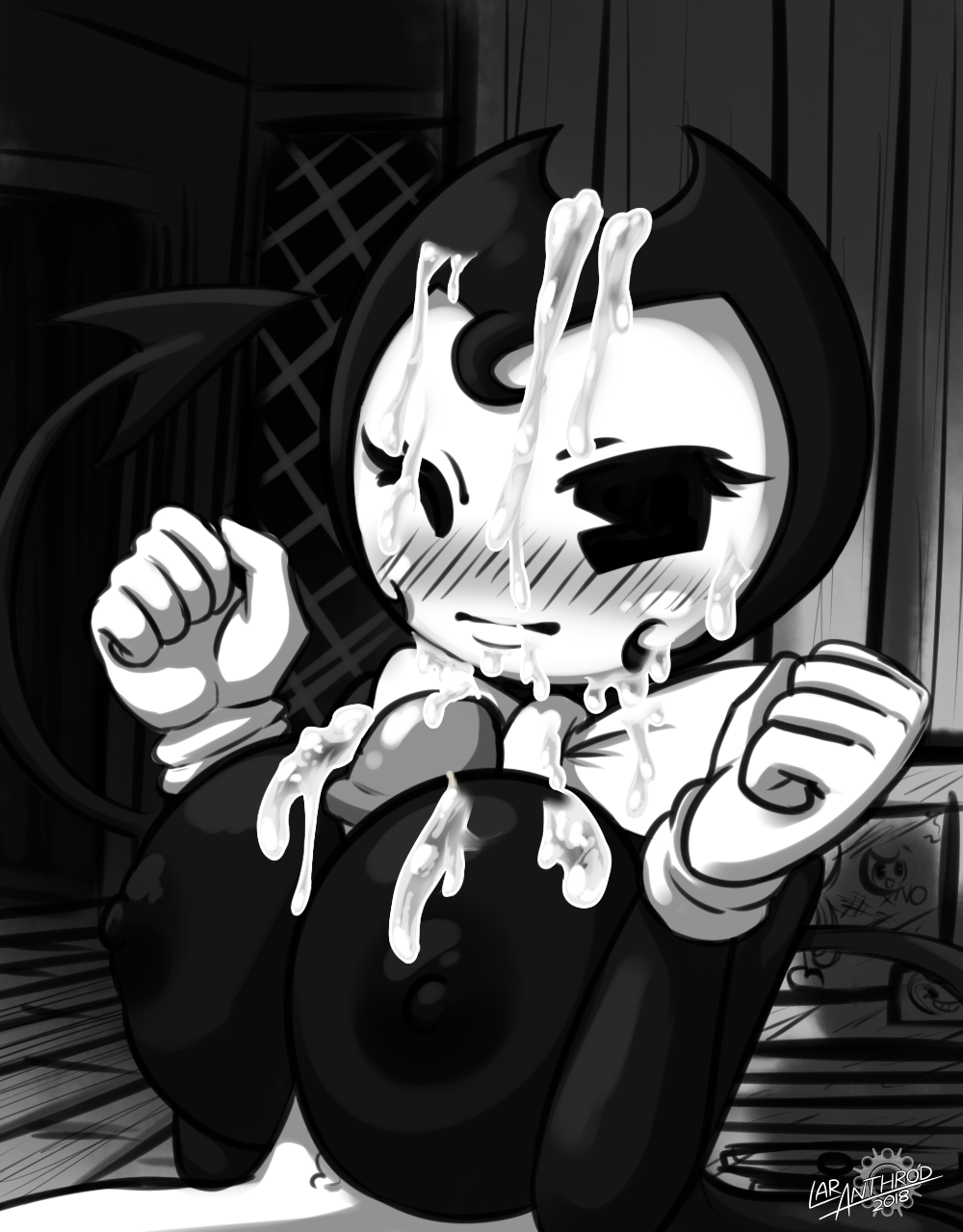 bendy machine mmd the and ink Finn and flame princess porn