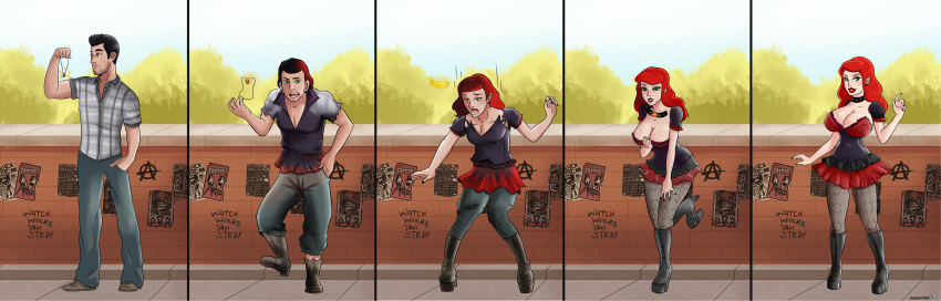 transformation female to anime male Wreck it ralph turbo twins